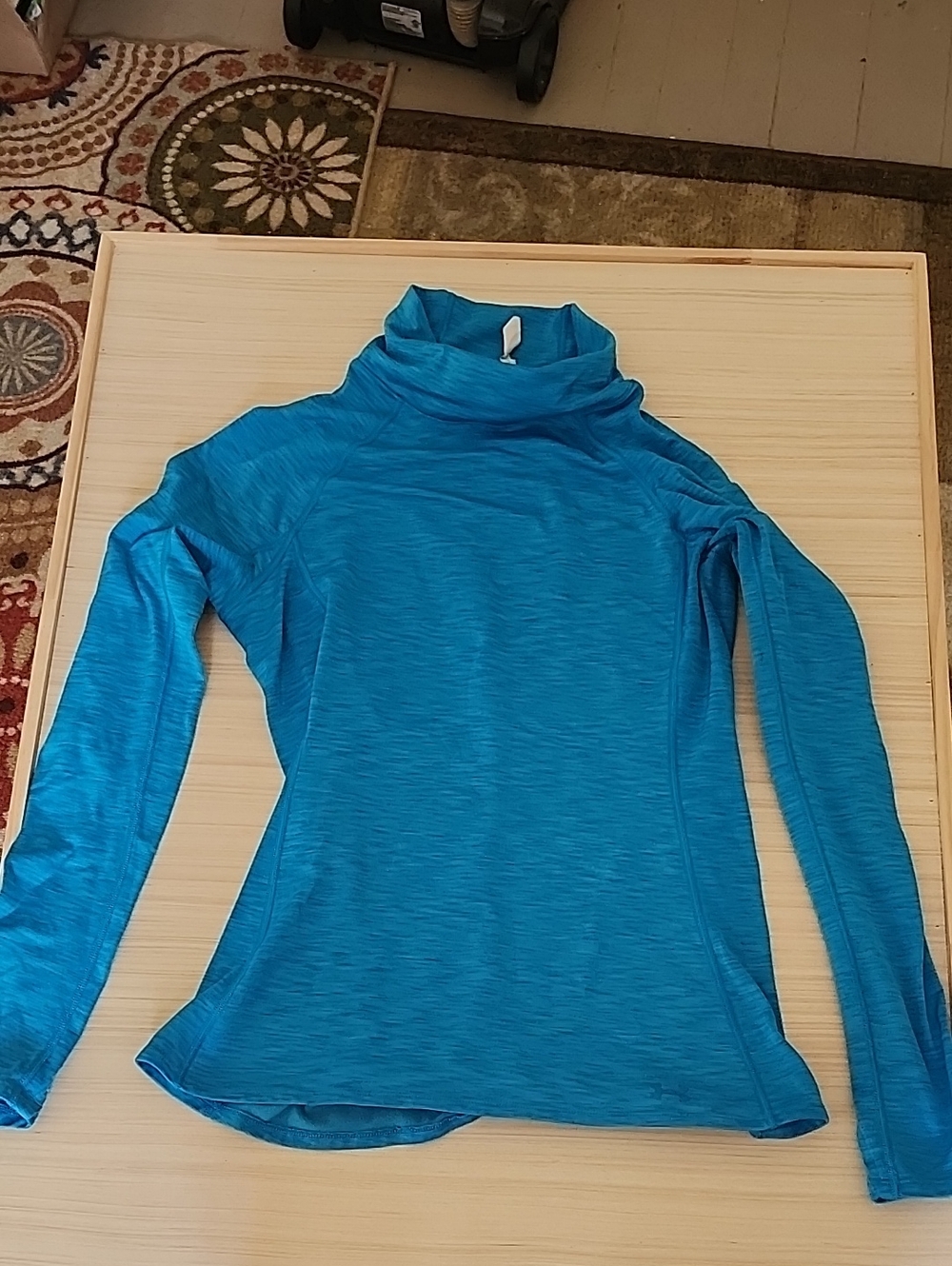 Under Armour Teal Performance Long-Sleeve Top
